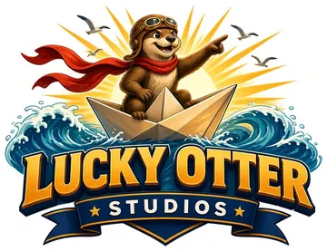 Lucky Otter Studios main logo